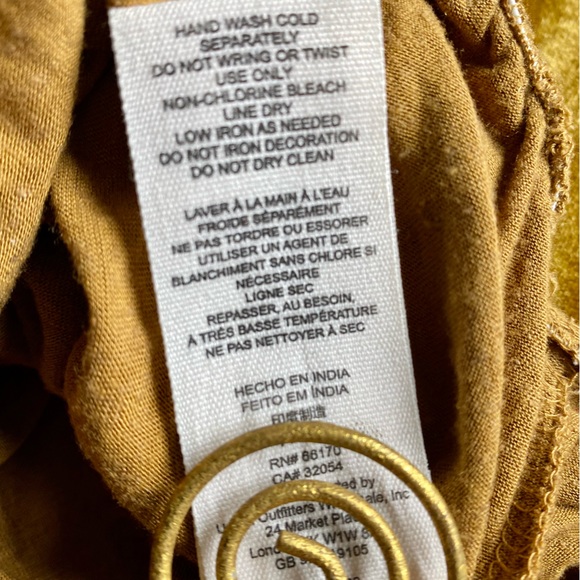 FREE PEOPLE | Trendy Boho Fall Autumn Holiday Party Velvet Embellished Sz S - Picture 13 of 13